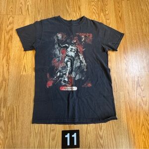 Men’s Black Graphic Air Jordan T-Shirt with Legend MJ Print M